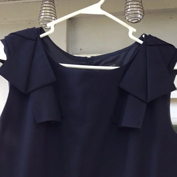J Crew navy blue lightweight wool dress. - Picture 11 of 15
